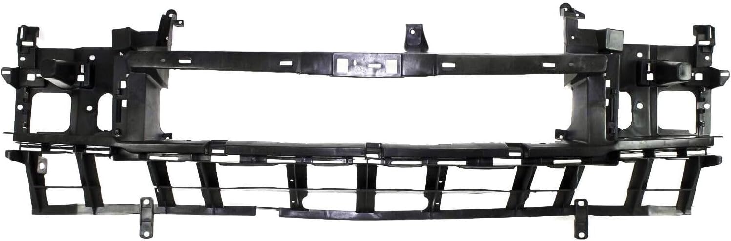 for Chevy for 1500/2500 2002-2006 Header Panel Front Black Smooth Radiator Supports-Type 15239008 GM1220166, Free Return and Exchange