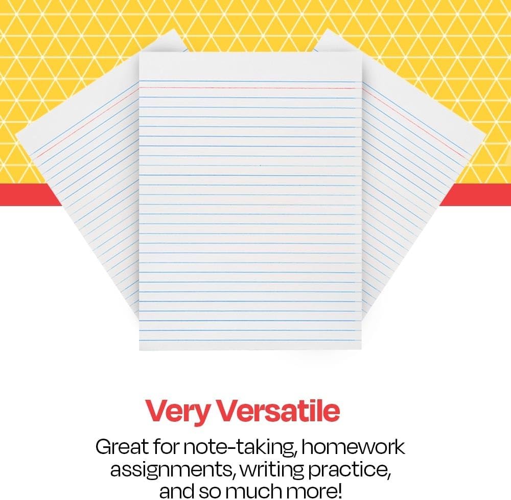 School Smart Theme Paper with No Margin, 8-1/2 x 11 Inches, 500 Sheets