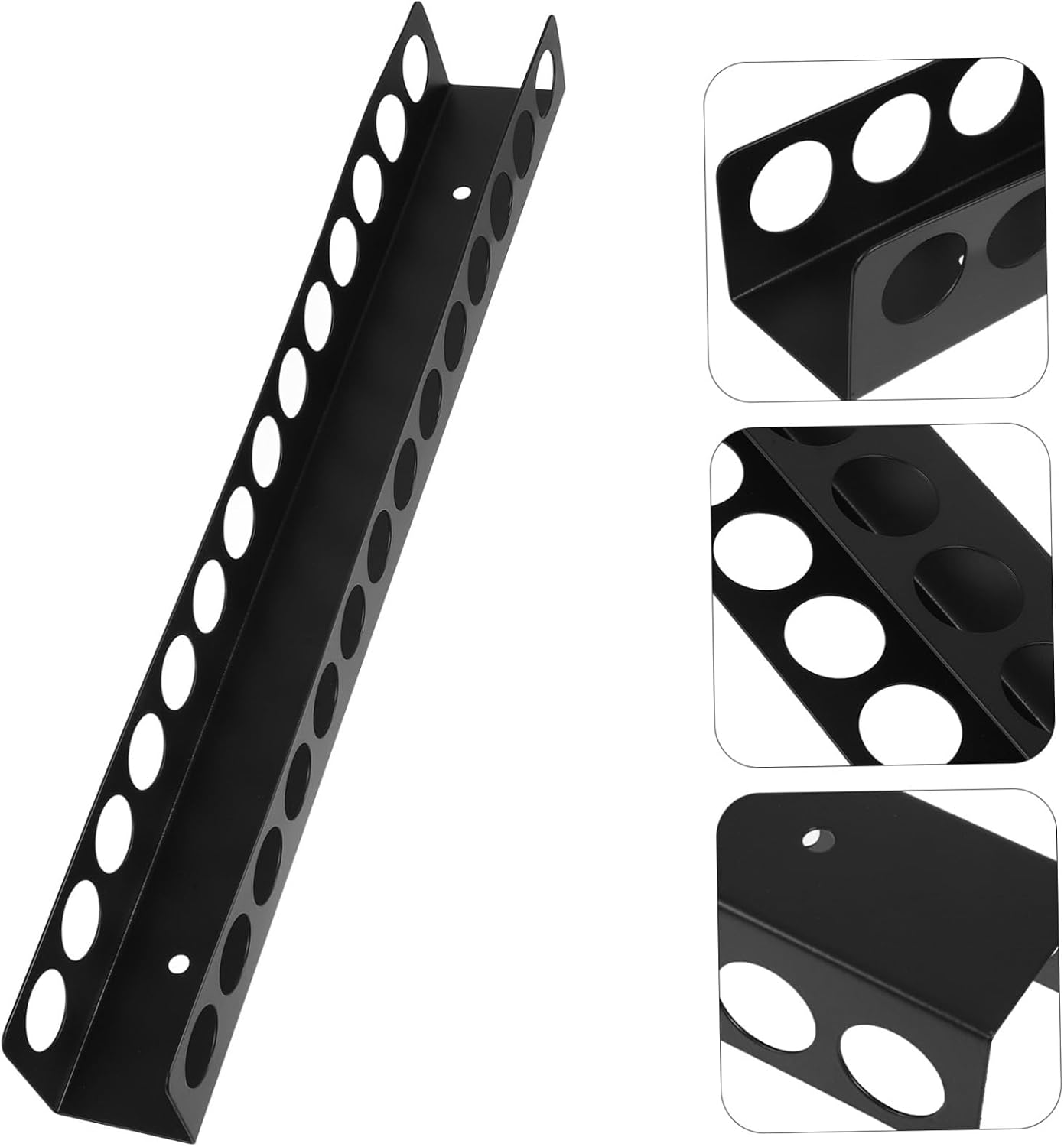 balacoo Heavy Duty Iron Tool Storage Rack Multifunctional Organizer for Garage Workshop Durable Screwdriver Holder Space Saving Drill Bit Utility Shelf