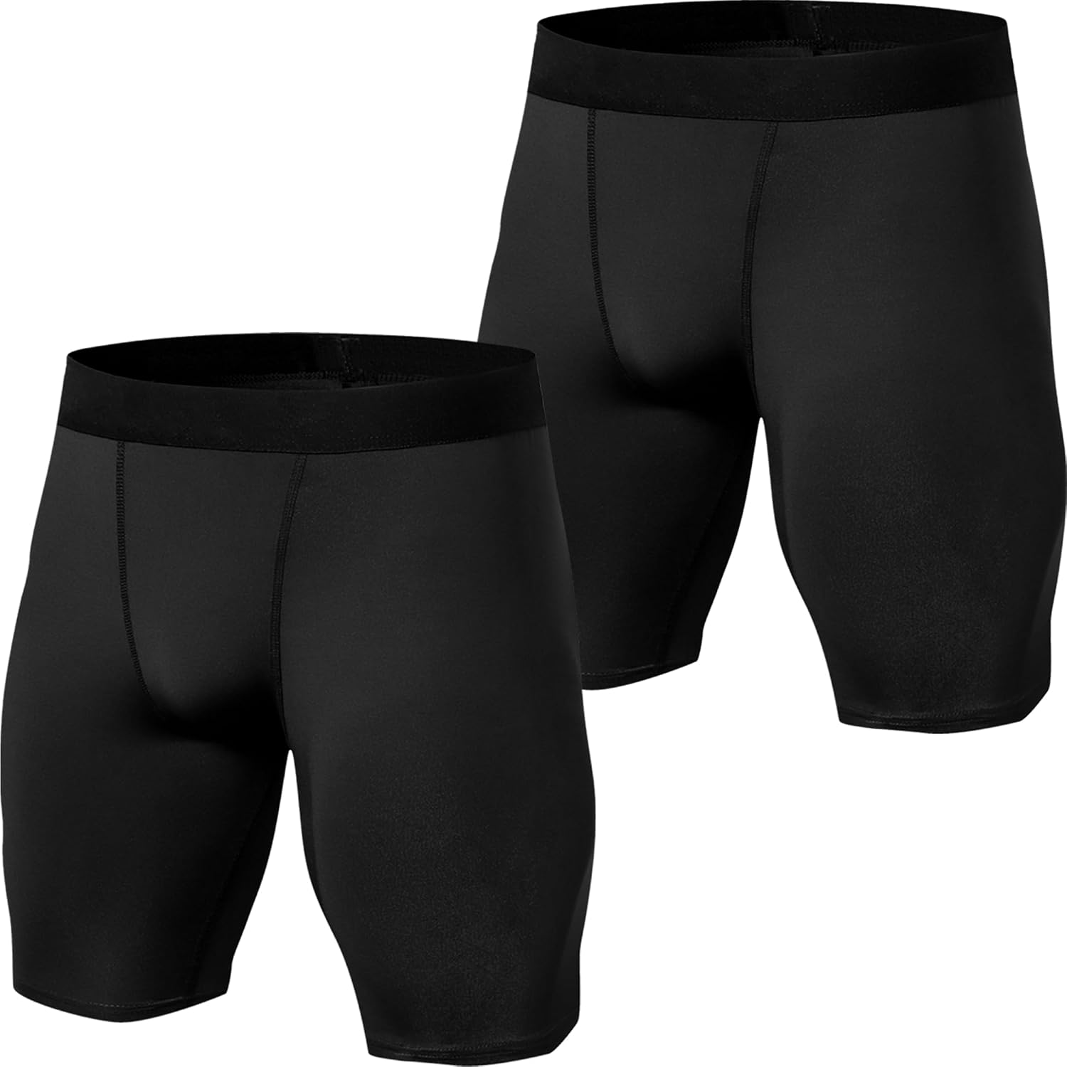 HovSiyla Men Compression Shorts Sports Workout Running Athletic Performance Baselayer Spandex Underwear Boxer Briefs