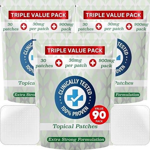 Parches de aceite de cáñamo - 90 parches - 30 mg por parche