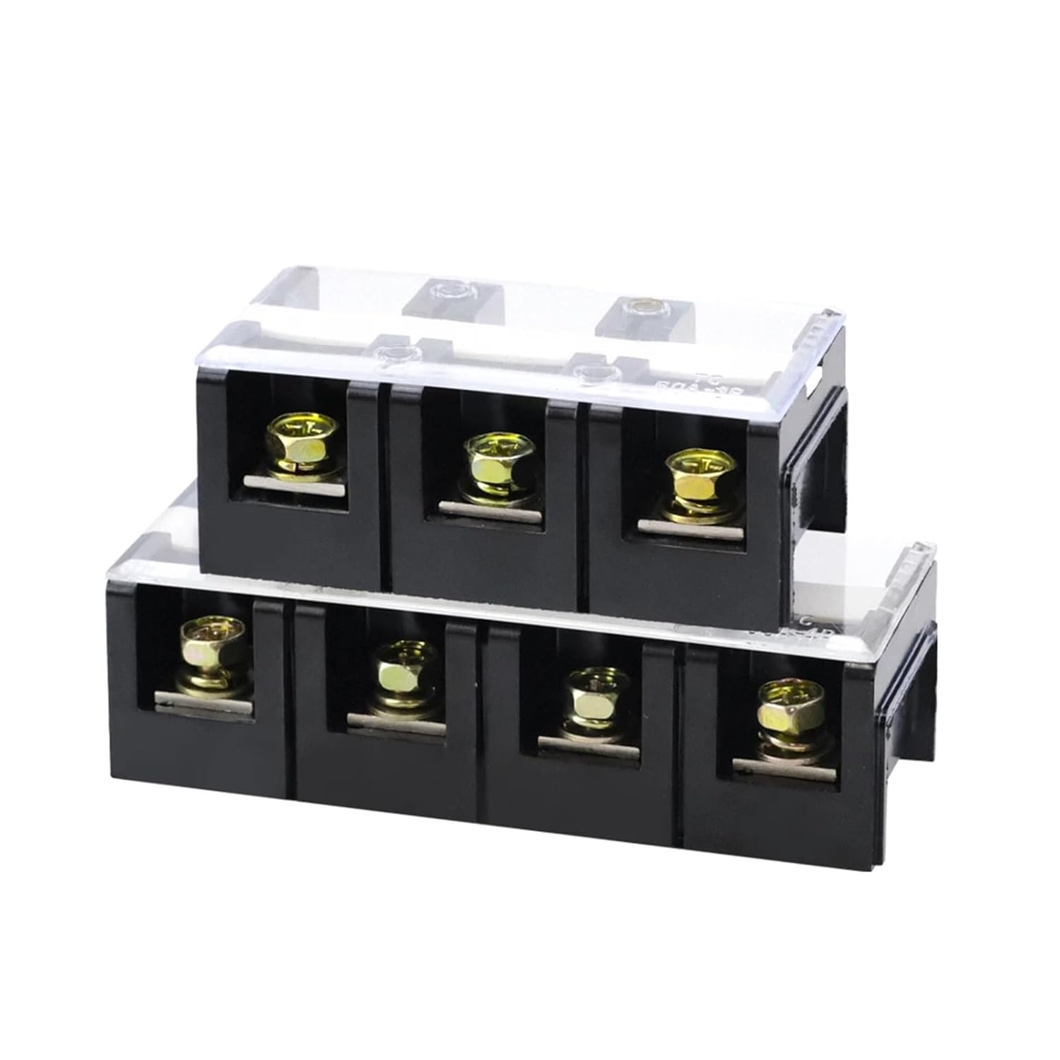 1Piece TC High Current Barrier Screw Terminal Block TC60 Series Wire Connector 600V 60A 602/3/4/5 Positions Connector(TC604)