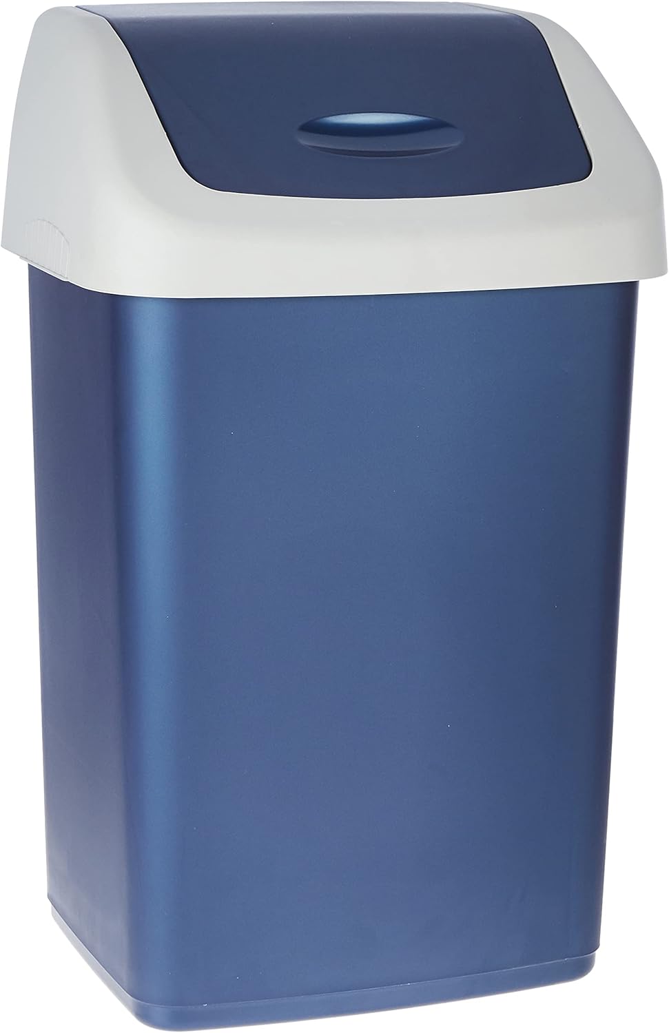 Cosmoplast 20L FlipTop Waste Bin With Swing Lid, Pearl Blue Buy