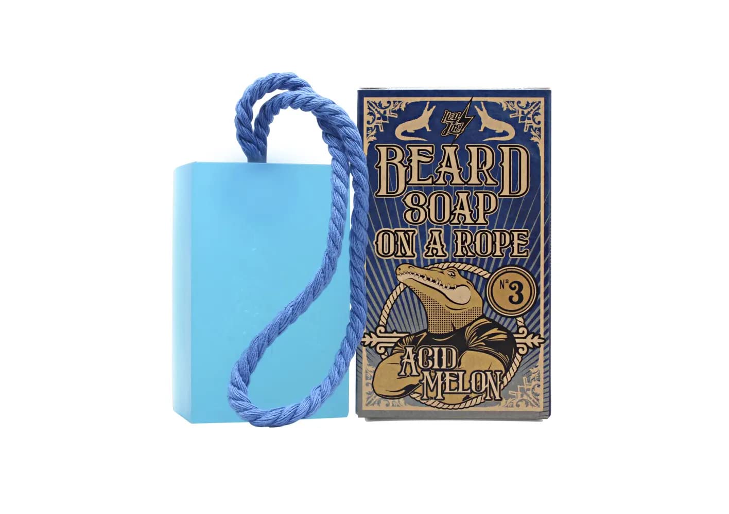 HEY JOE! - Bearded Survival Kit Delux Nº 3 | Kit de Barba para el Cuidado de Hombre - Bálsamo, Aceite, Jabón, Cepillo y Neceser para Barba Saludable