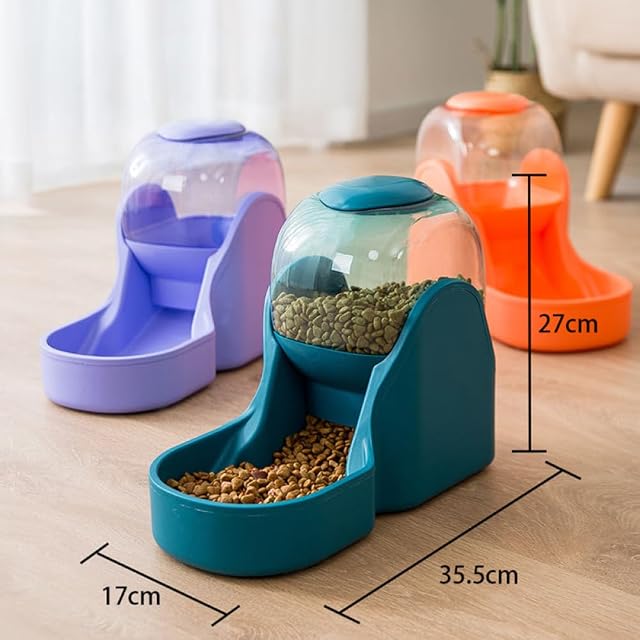 Foto 2 de 6 de Alimentador automático para gatos de 3,8l, botella de agua de plástico para perros