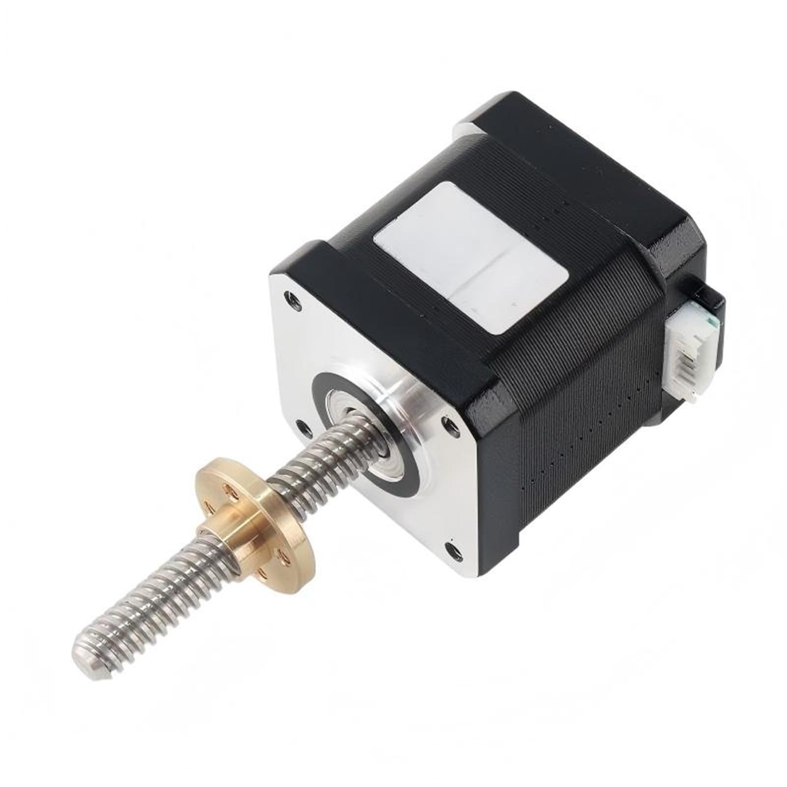 Cuerpo del Motor paso a con tornillo T8 lineal 42, de acero inoxidable 304 opcional 34/40/48/60mm con una respuesta rápida(Height 40 mm 8mm Screw Lead)