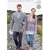 Hayfield Ladies & Mens Jackets Bonus Knitting Pattern 7053 Aran