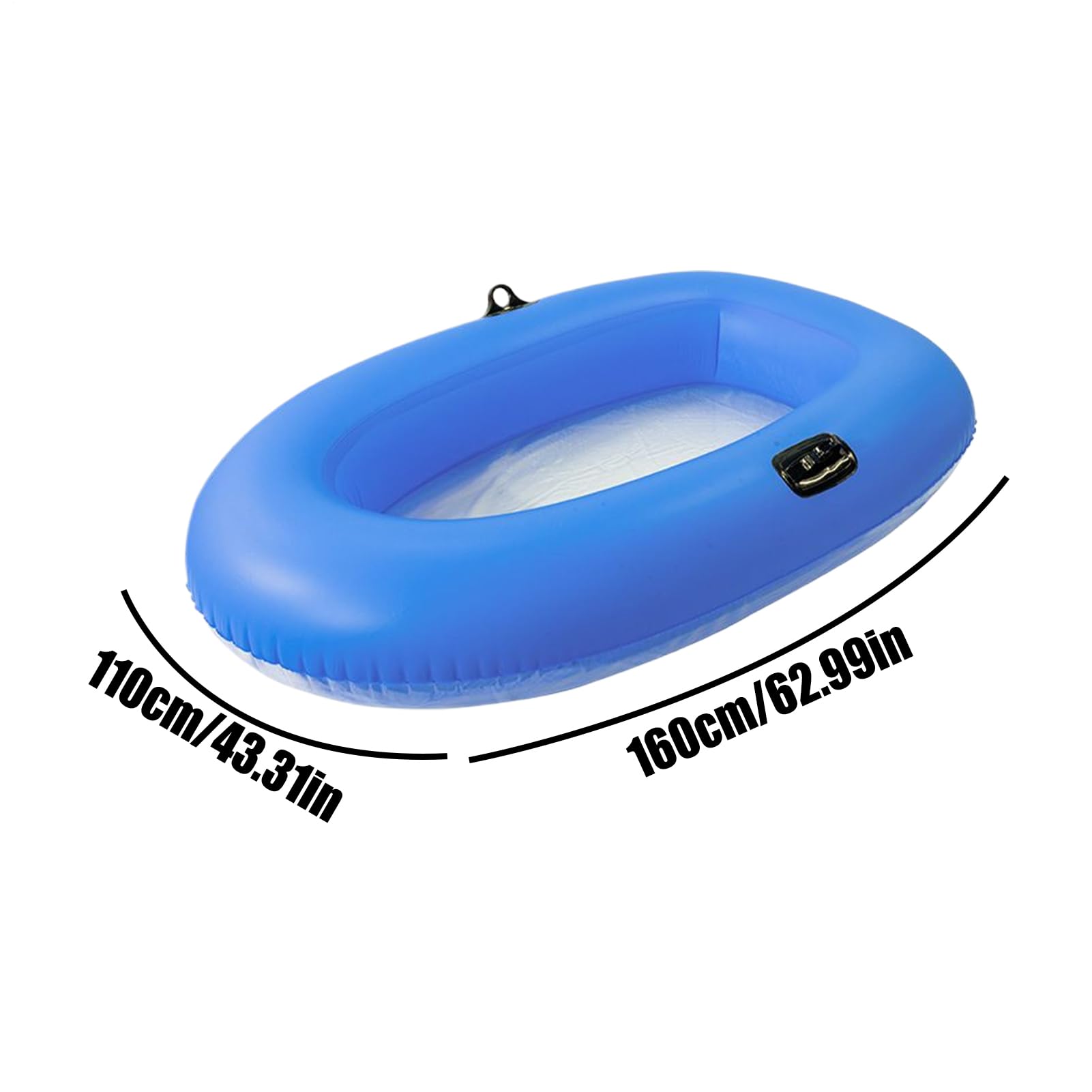 Barca Gonfiabile Per Bambini - Canotto Trasparente Con Fondo Trasparente - Zattera Per Lago 160 X 110 Cm Per Adulti E Bambini Galleggiante Per Esplorazione E Attività Acquatiche Ricreative