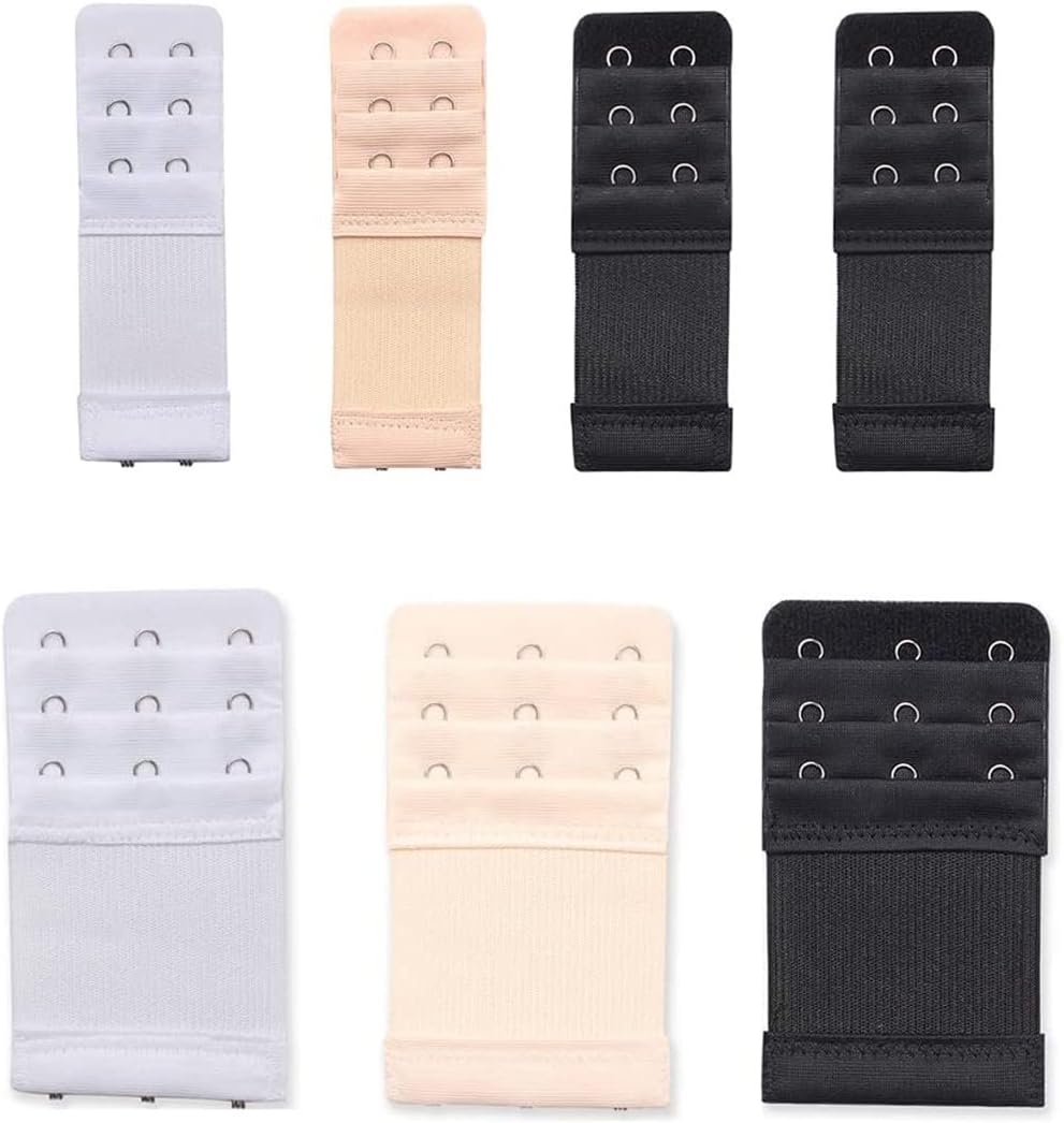 7 Pcs Nylon Bra Extenders for Women Multiple Size Choices Style11