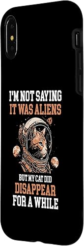 Miniatura 8 de iPhone 11 Pro I'm Not Saying It Was Aliens Funny Cats Pet Lovers Costume Case
