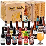 Pack Cata Cervezas Artesanas (16 variedades) – Cerveza española – Pack regalo original – Incluye premiada World Beer Awards '22 Virgen 360 Medalla Plata
