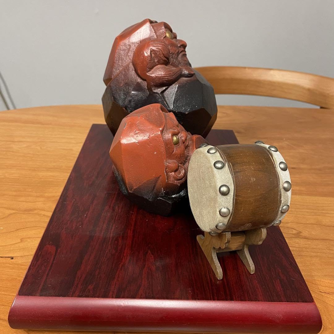 Amazon.co.jp: 啓祐作 鉄鋳造 達磨 ダルマ 置物 縁起物 : おもちゃ