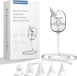 Universal Replacement Silicone Tips & Tubes for Electric Nasal Aspirators