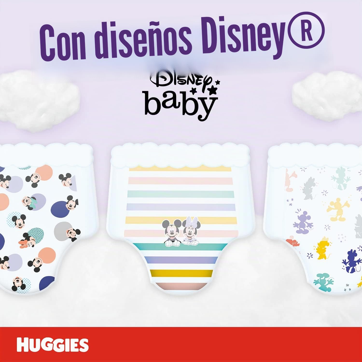 Huggies - Braguita pañal 60 unidades Taglia 6 violeta