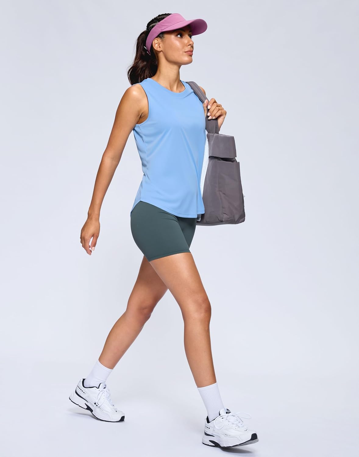 G Gradual Women's Workout Tank Tops Lightweight Sleeveless High Neck Athletic Shirts for Running Gym Tennis Pickleball - Image 3