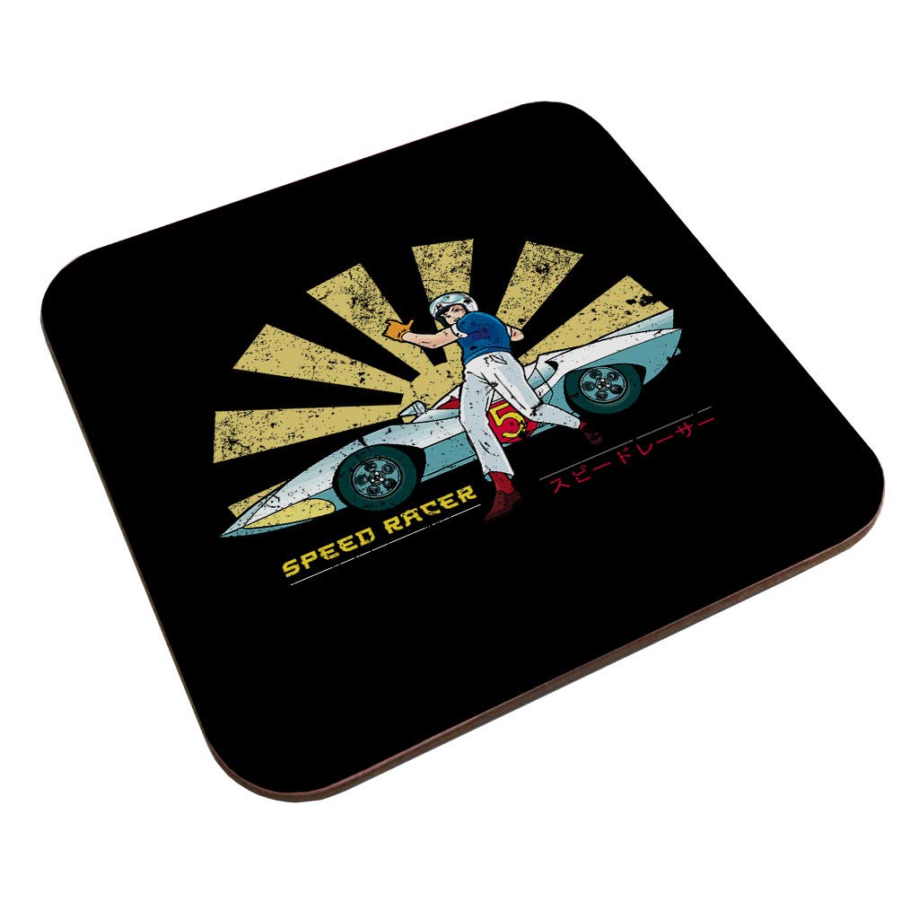 Speed Racer Retro Japanese Coaster