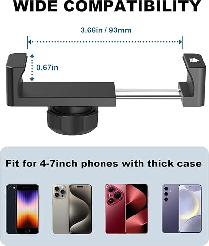 Miniatura 5 de Soporte de cuello de cisne para cochecito, silla de ruedas, cinta de correr, bicicleta giratoria, soporte de micrófono, diseño que no se cae