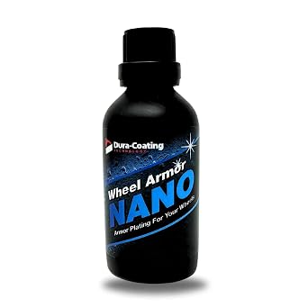 Dura-Coating Wheel Armor Nano Coating - Ceramic Coating Spray for Car Wheels, Metal, Paint, Plastic & Glass - Detailing Spray Repels Water, Dirt, Debris & Oils for Superior Protection - Made in USA