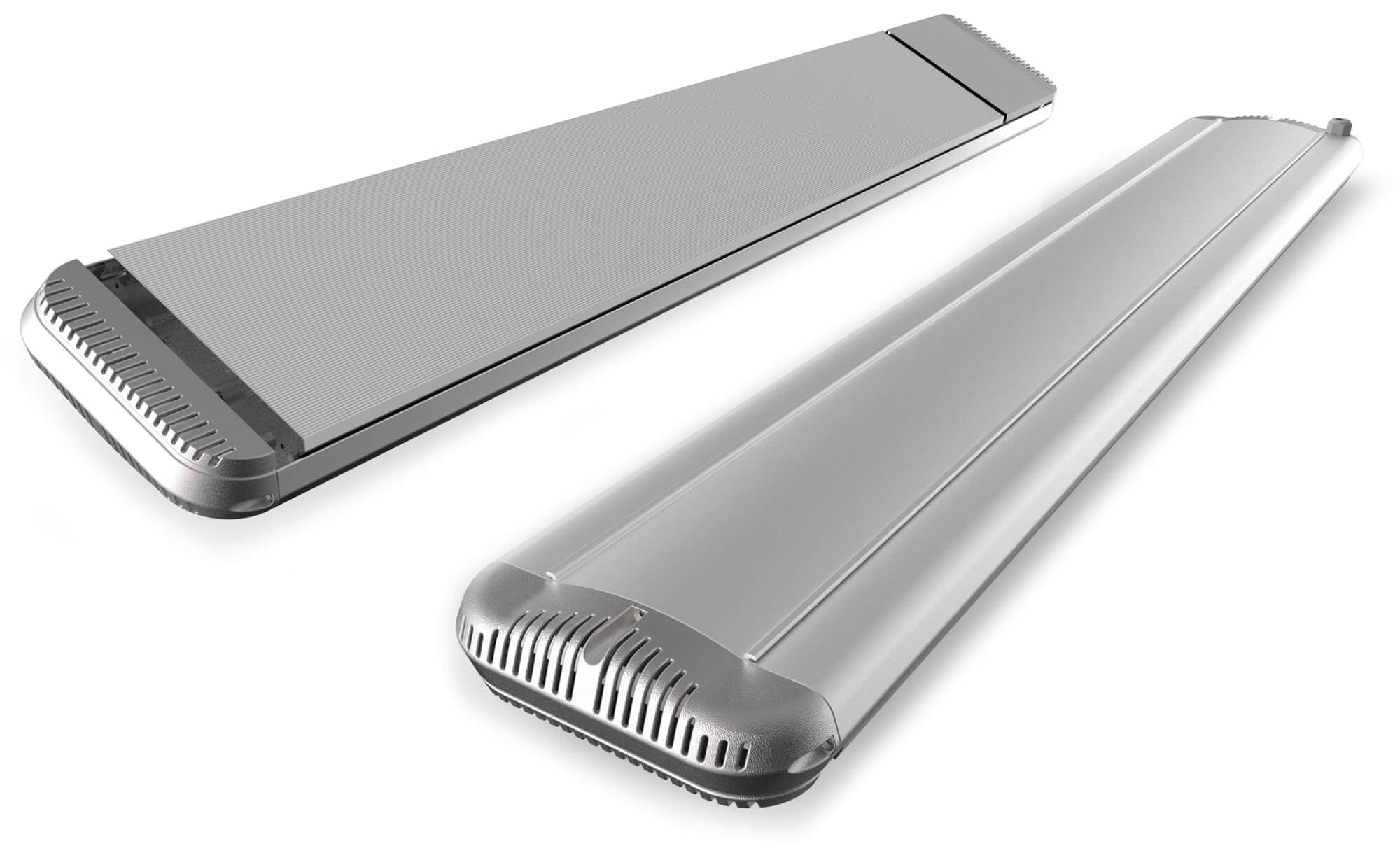 Pannello radiante riscaldante infrarossi onde lunghe hot-top mo-el 2200 watt silver - 9824sd