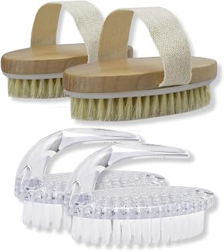 Mabua Cleansing and Ingrown Hair Brush - 2 Pack