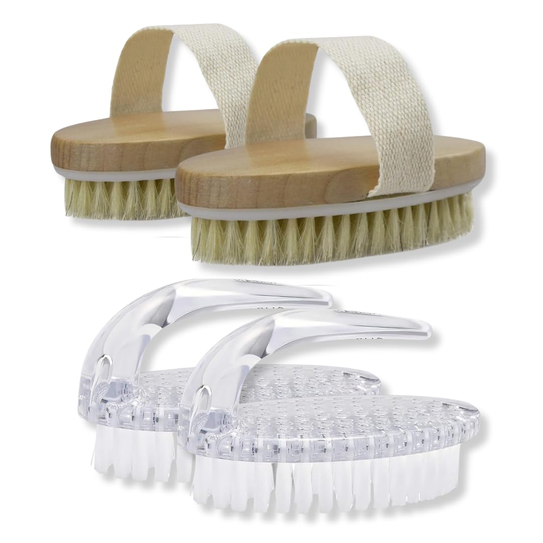 Mabua Cleansing and Ingrown Hair Brush - 2 Pack