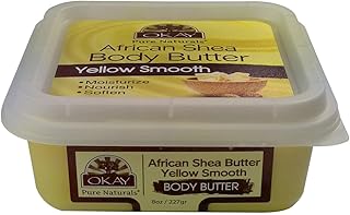 OKAY Manteca de karité amarilla suave hidrata...