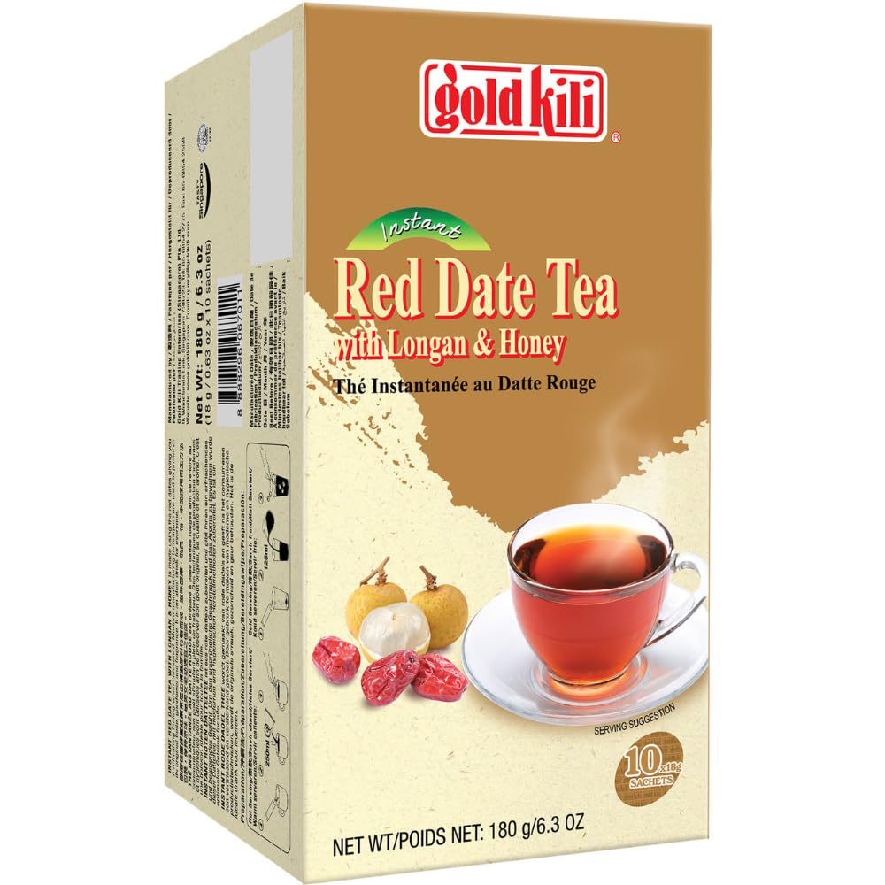 Gold KiliHoney Longan with Red Date instant Tea, 10 -Count