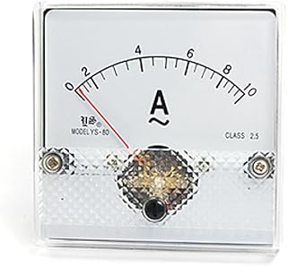 Aexit AC 0-10A gauge Current Range Analog Panel Meter Ammeter YS-80