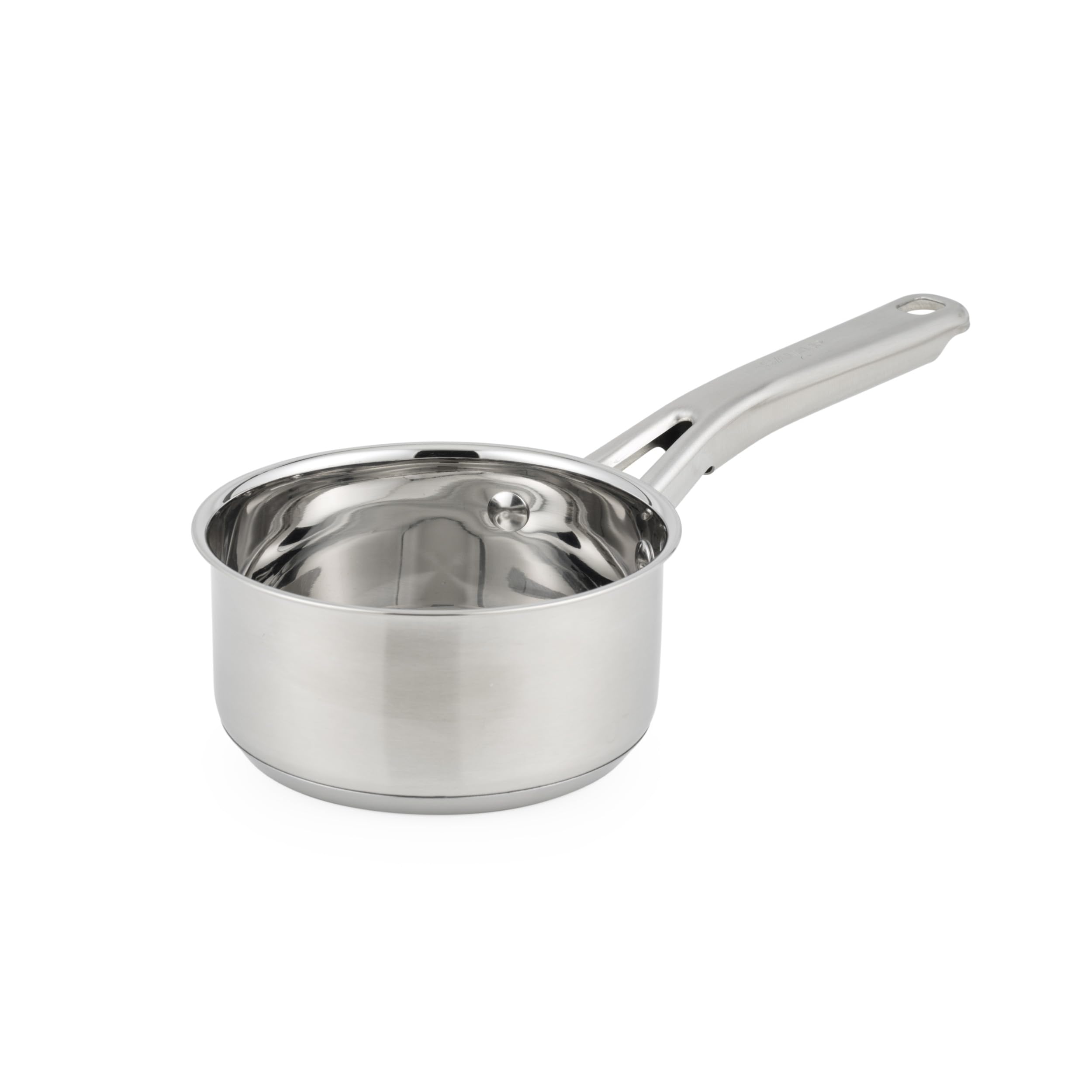 Salter Signature Zestaw garnków ze stali nierdzewnej, 6-częściowy, indukcja | Garnki 14/16/18/20 cm z pokrywkami z hartowanego szkła, patelnia 24 cm, garnek 24 cm, kapsułowe dno, można myć w zmywarce