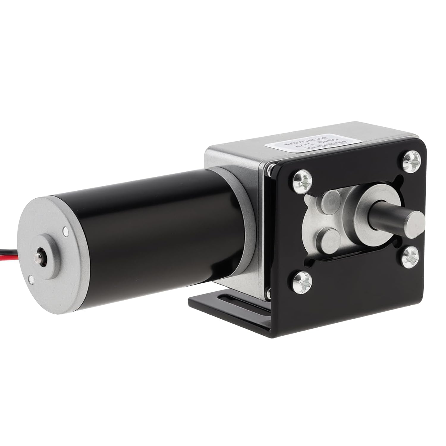12V DC Worm Gear Motor 40RPM Self-Locking Reversed Mini Electric Gearbox Motor Permanent Magnet Reduction Motor with Bracket 5840-31ZY (7, Watts, 40, RPM)