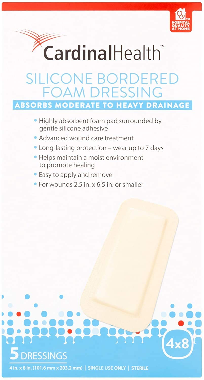 Cardinal Health Silicone Bordered Foam Dressing