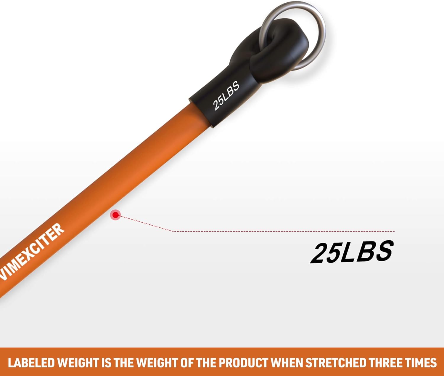 Exercise Resistance Bands - 8 Fitness Stackable Workout Bands - Compatible with Vimexciter MF-03 - Premium Latex 10/20/25/30 LBS