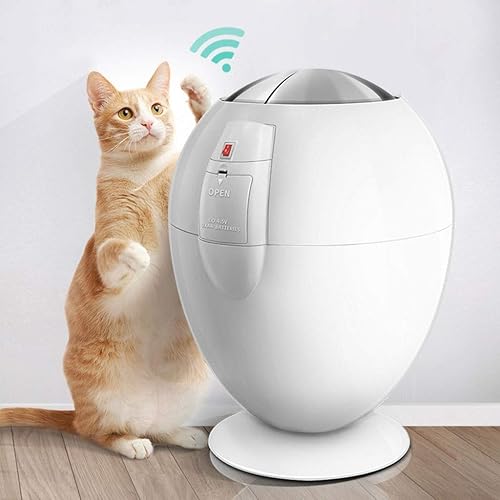 Miniatura 2 de GRFIT Botes de basura Nordic Smart para el hogar, sala de estar, dormitorio, inducción automática, papelera eléctrica para cocina, sala de estar,