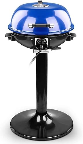 Parrilla eléctrica de alta potencia de 1800 W sin humo, para interiores y exteriores, para parrilla de patio de 15 servicios, parrilla eléctrica