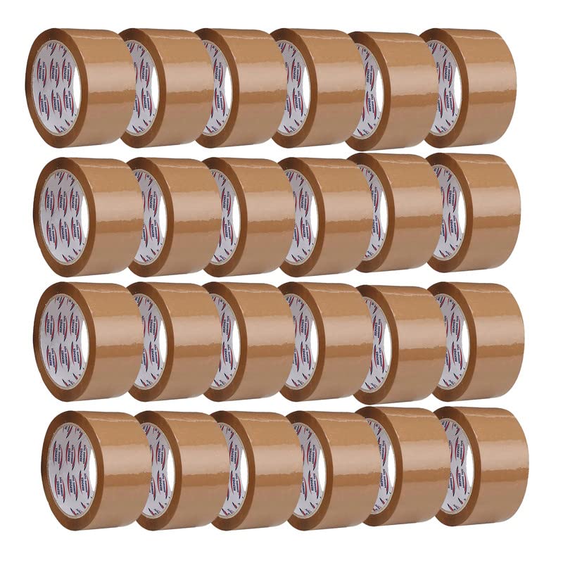 HEPINES Brown Tape 2-Inch X 65-Meter Roll - Multipurpose Brown Packaging Tape For Home And Office, Decorating And Diy Industrial Packaging Tape For E-Commerce Box Packing (Pack Of 24) (B0CBV9BJ7Z) Amazon Price History, Amazon Price Tracker