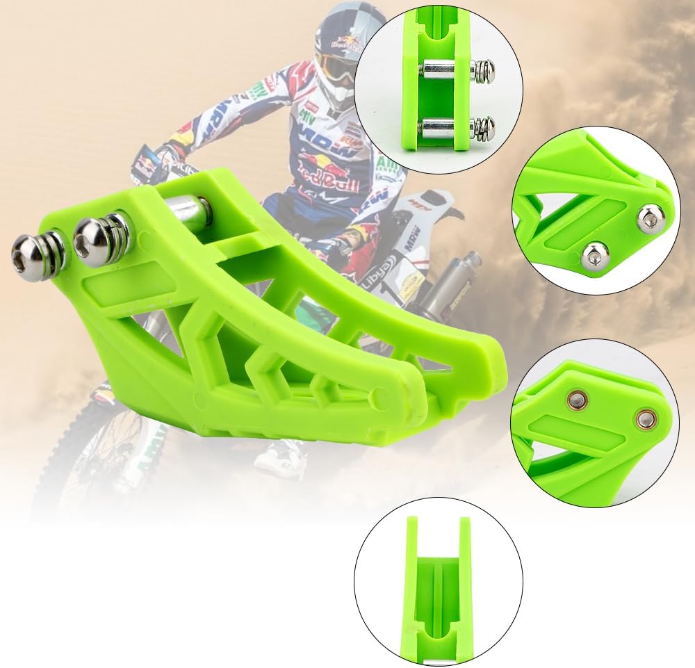 Green 420# 428#Chain Guard Guide Protector fit 110 125 150 200CC Fit CRF 250 R EXC CRF YZF KXF KTMX SDG KLX Apollo for BSE Bosuer Dirt Bike