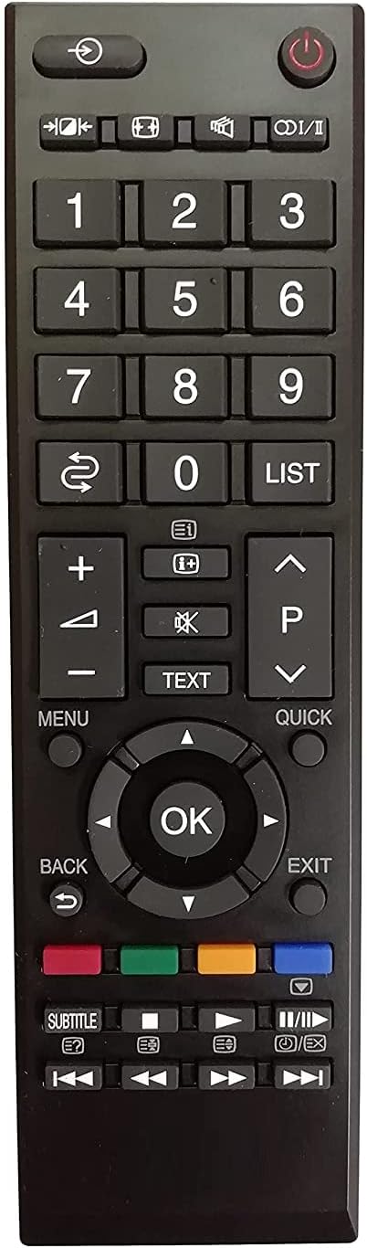 VMPS 23PB200 29PB200 32PB200 40PB200 29PB202 23PU200 32PU200 40PU200 LCD LED Smart TV Universal Remote Control Compatible for Toshiba Remote Controller (CT-90380) (CT-90438)