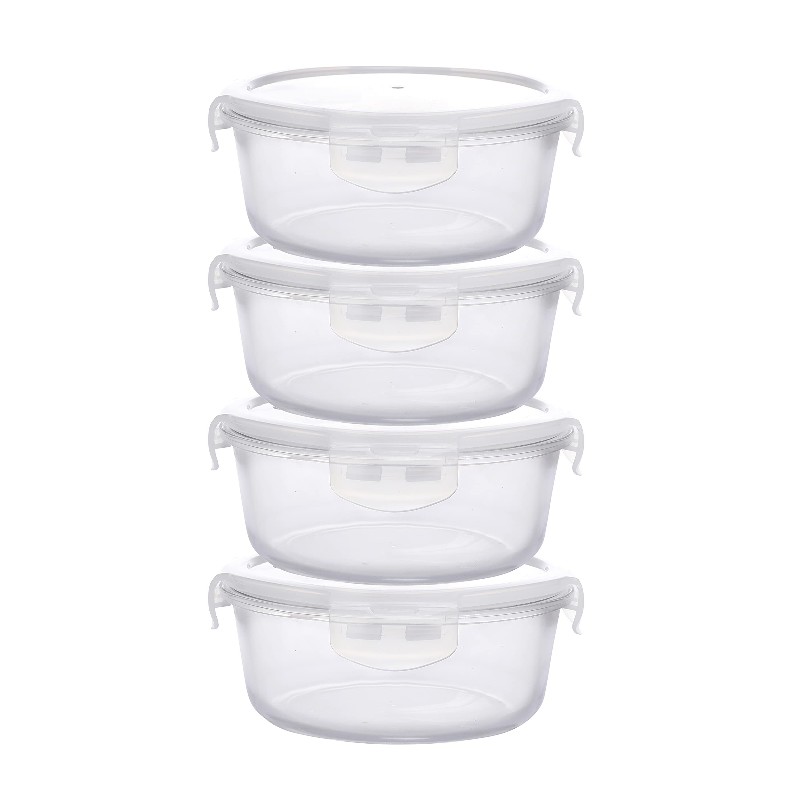 See full amazon price history chart for Amazon Brand - Solimo Borosilicate Glass Containers with Safe Lock and Transparent Lids, 4, Round (400 ml Each) Amazon Brand - Solimo Borosilicate Glass Containers with Safe Lock and Transparent Lids, 4, Round (400 ml Each) (B0BNL3PC9P) Amazon Price History, Amazon Price Tracker