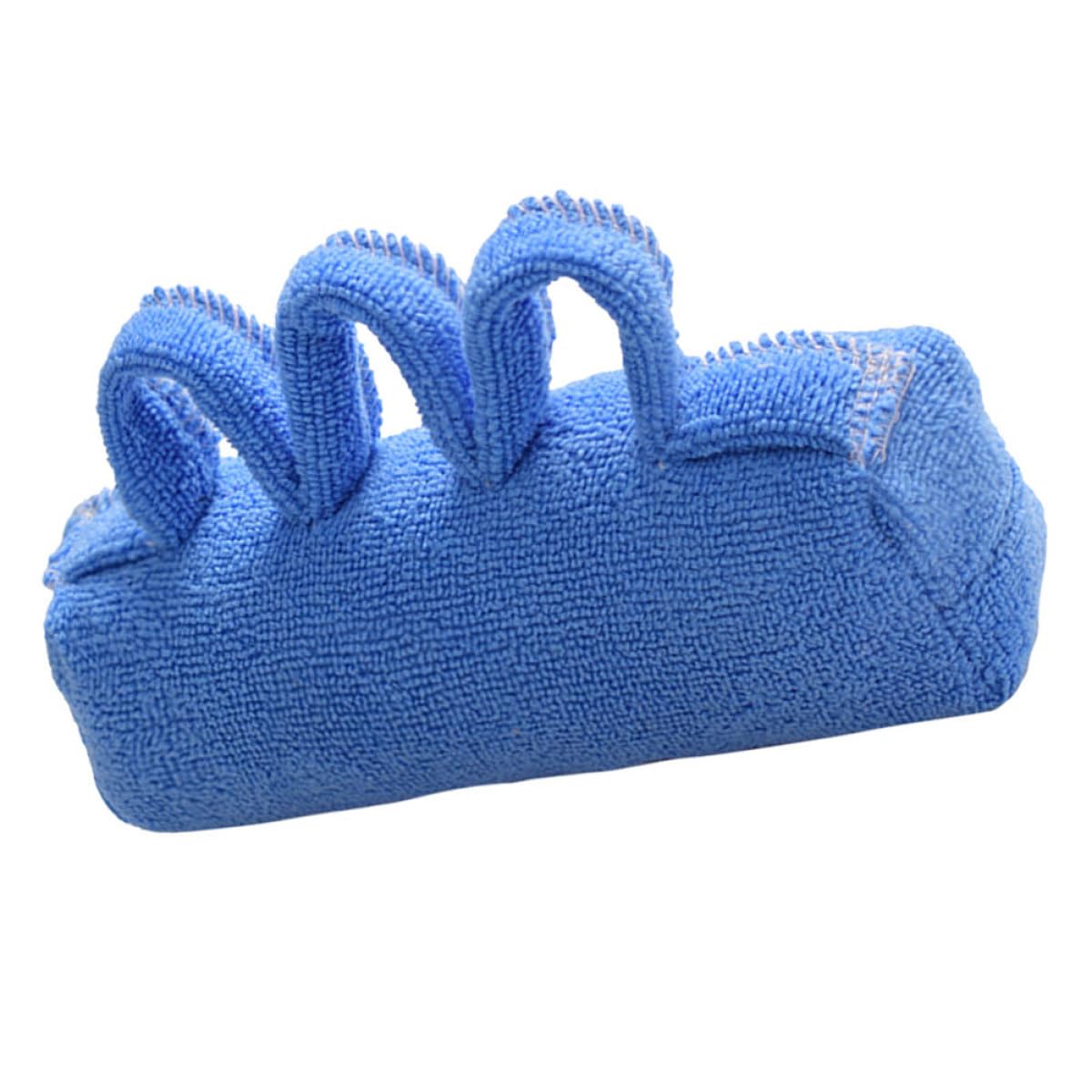 CALLARON Separador de Dedos Fácil de Limpiar Azul de Tejido Reutilizable Ergonómico para Rehabilitación de Mano en Mayores y Pacientes Encamados