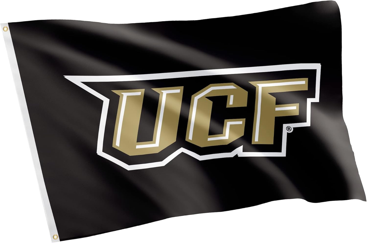Desert Cactus University of Central Florida UCF Flag - 3 x 5 Feet Golden Knights Banner, Indoor/Outdoor Durable Fabric, 100% Polyester Design (Style 2)