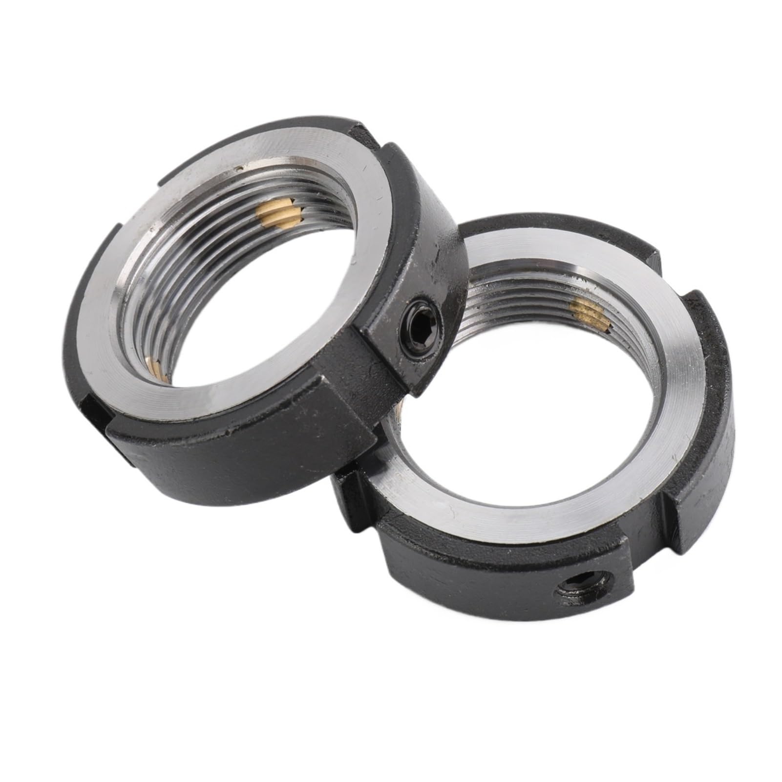 Contre-écrou radial Écrou rond M30 x 1,5 M36 x 2 M35 x 1, M40 M45 x 2 M52, contre-écrou à filetage fin for vis à billes 1605/2005/2505/3205 for fraiseuse CNC(M35X2)