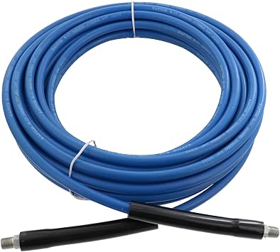 1/4 in. x 50 ft. 3000PSI Blue Non-Marking Carpet Cleaning Solution Hose