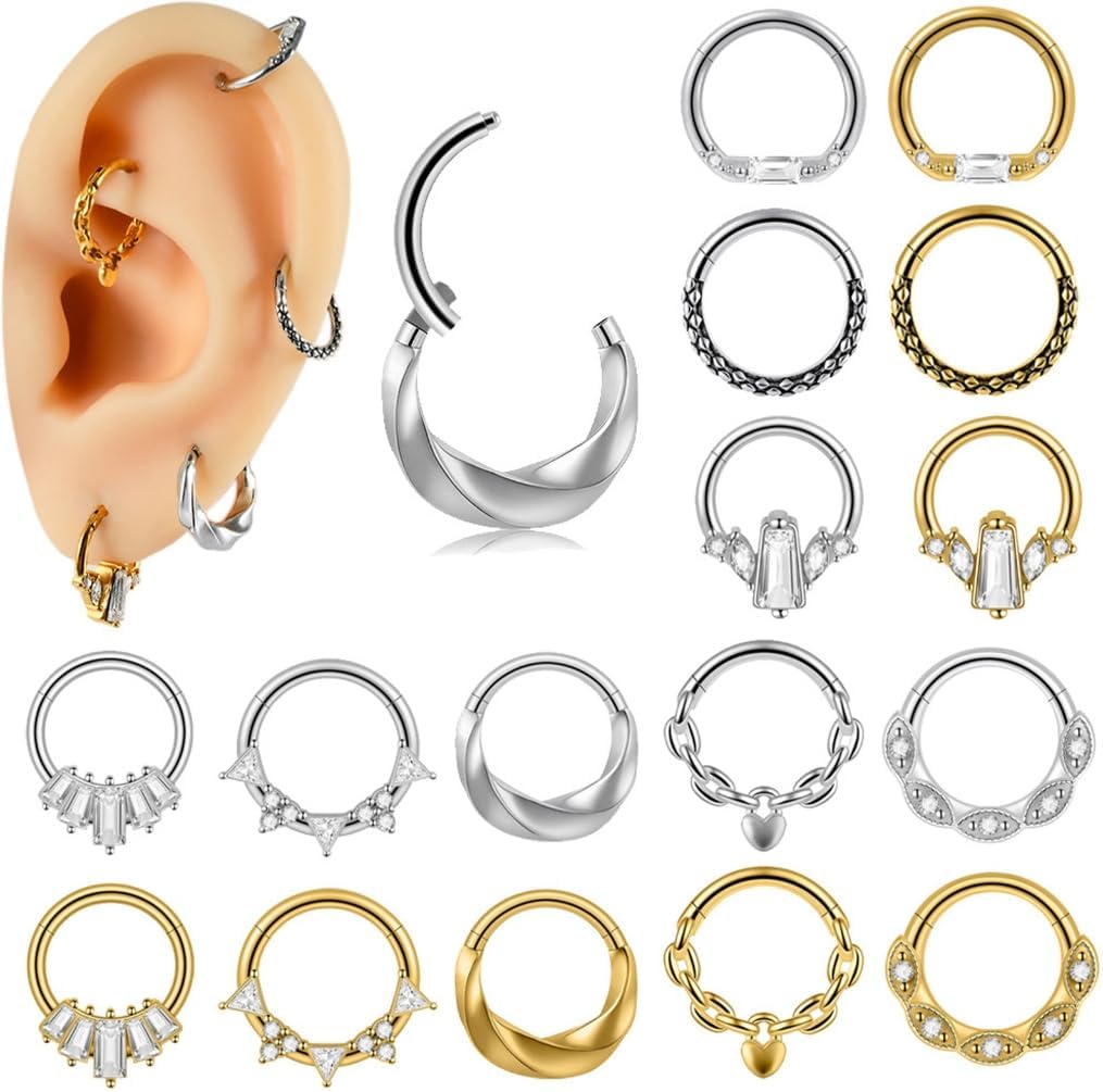 Multifunctional Nose Seamless Design Comfortable Wear Body Piercing Jewelry