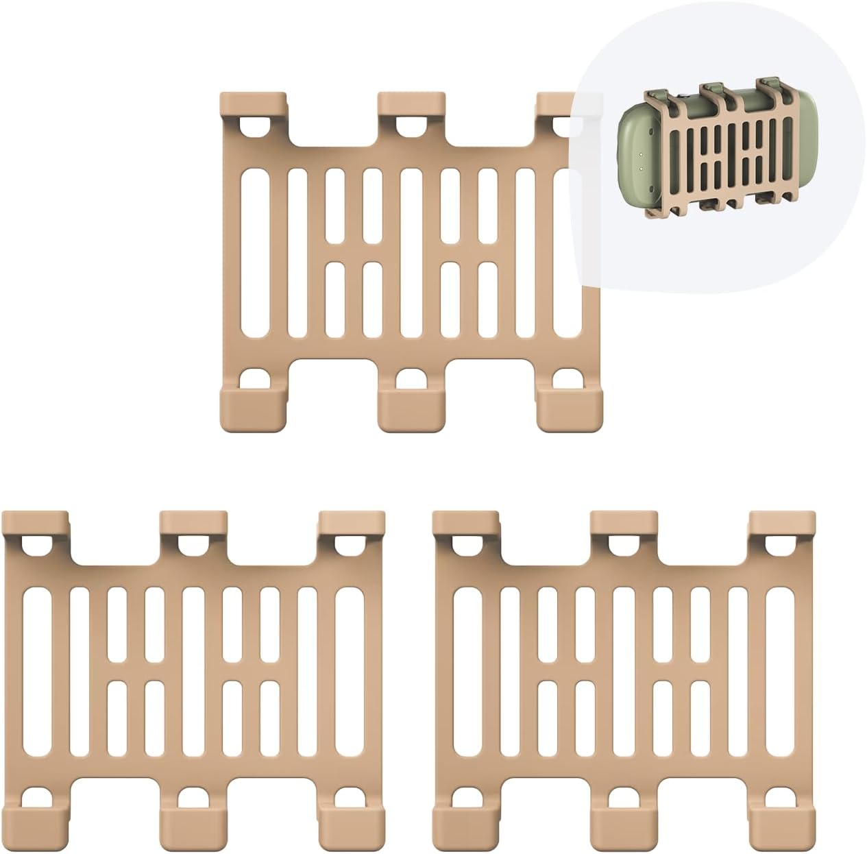 Tractive GPS Dog XL Tracker Rubber Attachment Clips (Pack of 3)