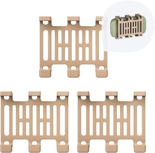 Tractive Rubber Clips (Pack of 3) for Tractive Dog XL GPS Tracker (Brown)