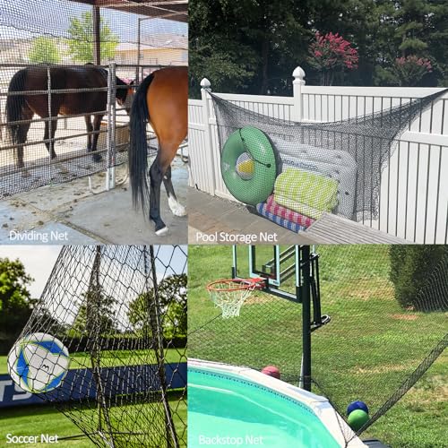 Miniatura 6 de Aoneky Red De Práctica De Golf - Red De Entrenamiento Grande De 3m 3m, Red Para Practicar Golf Béisbol Hockey, Red De Barrera De Entrenamiento, Deportes Al Aire Libre, Equipos Accesorios Deportivos