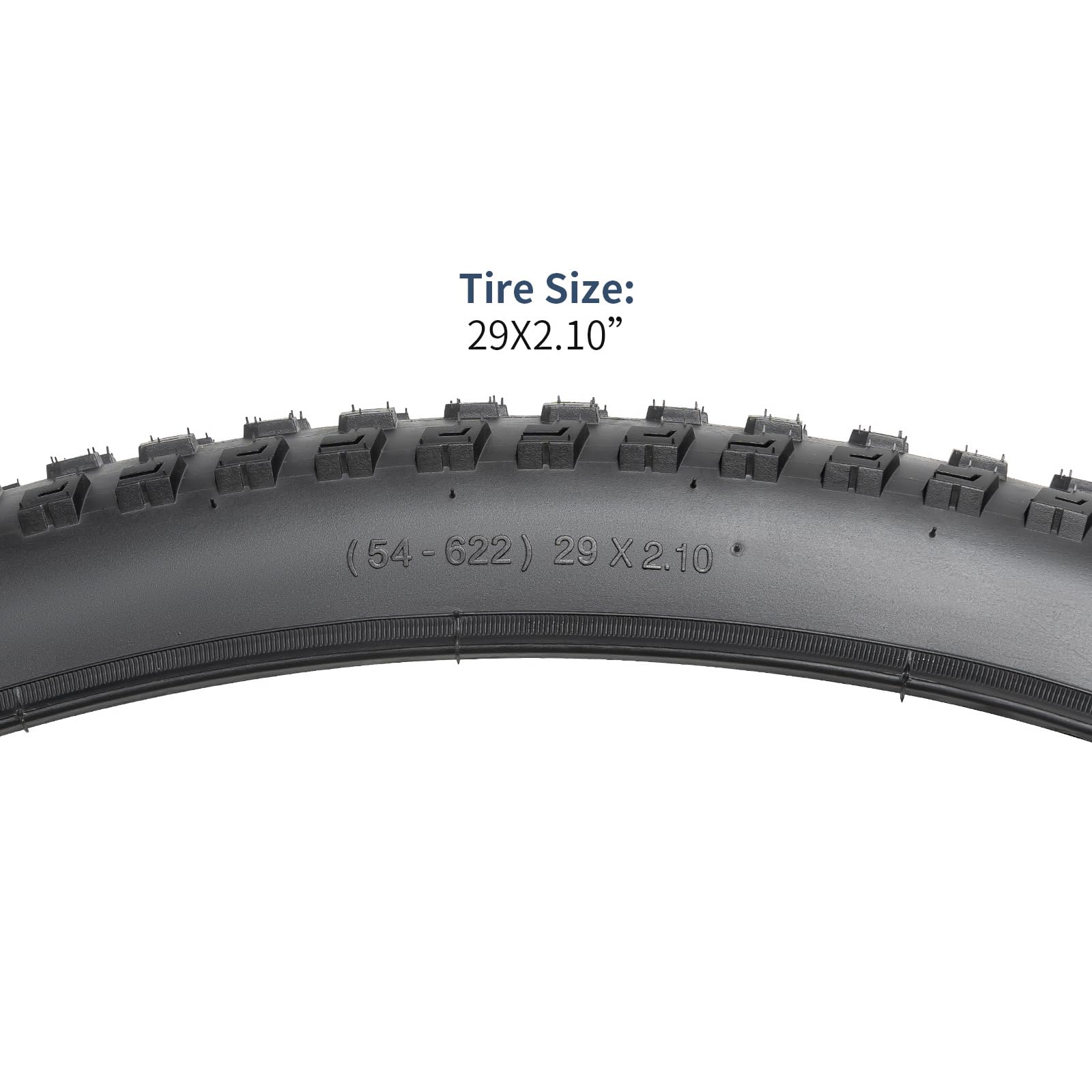 YunSCM 2 neumáticos de bicicleta de montaña de 29 pulgadas 29 x 2.10/54-622 compatibles con neumáticos de bicicleta de 29 x 2.0 29 x 2.10 29 x 2.125
