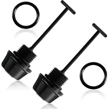 2Pcs Black Drain Plug Fit for Kawasaki Ultra Ultra 150 250X SX-R STX STX-R Replace#92066-3783-6Z