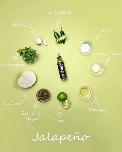 Miniatura 4 de Heartbeat Hot Sauce Jalapeño verde, 6 oz. Lote pequeño y hecho a mano, vegano, sin gluten, sin conservantes, destacado en los calientes!