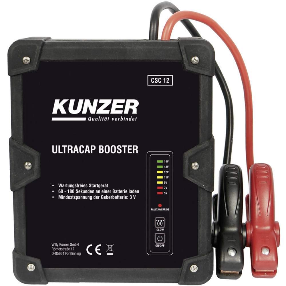 KUNZER CSC 12 Auto Starthilfe Ladegerät Booster für PKW